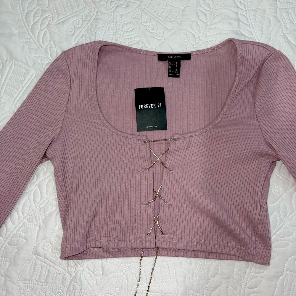 Forever 21 Purple Top Size M